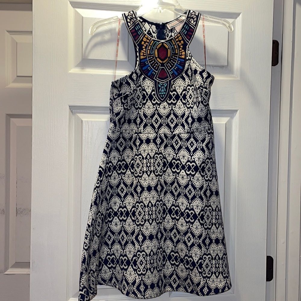 ✨Flying Tomato Navy & White Dress w/ embroidery